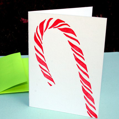 Megan Creates Letterpress Christmas Cards