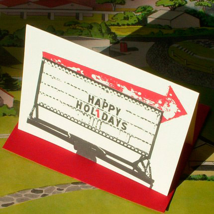 afavorite Letterpress Holiday Cards