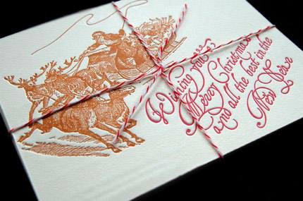 Kirtland House Letterpress Christmas Cards