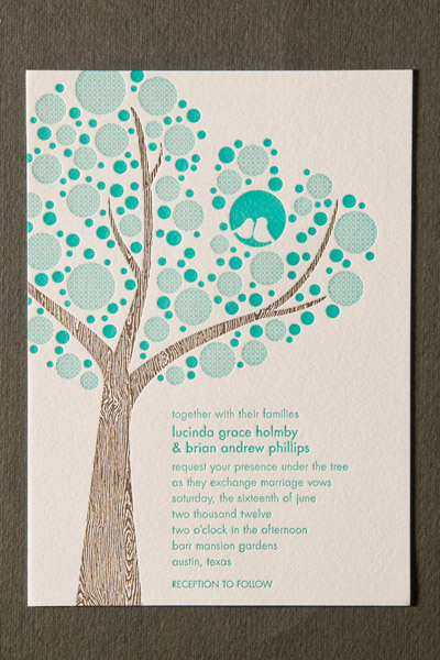 Lucinda Letterpress Invitations