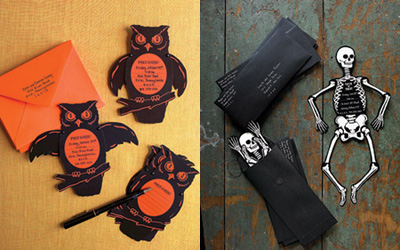 Martha Stewart Halloween Invitations