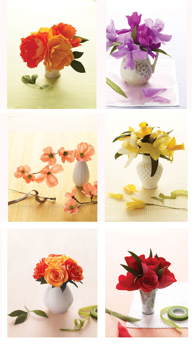 Martha Stewart Crepe Paper Flowers