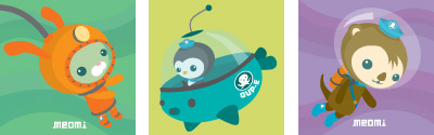 Meomi Octonauts Magnets