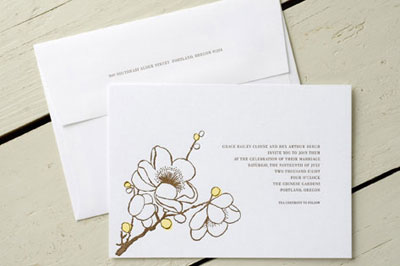 Egg Press Wedding Invitation Sale