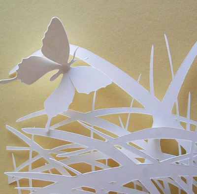Molly Jey Paper Sculpture Butterfly of Spring