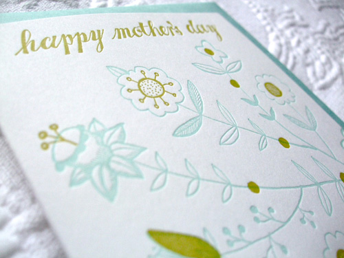 Sycamore Street Letterpress Mother's Day Cards