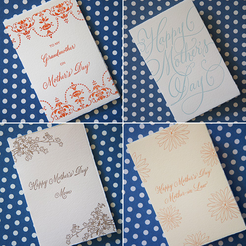 Tallulah Letterpress Mother's Day Cards