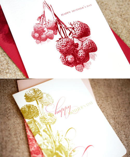 Wiley Valentine Letterpress Mother's Day Card