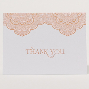 Luxe Expressions Letterpress Thank You