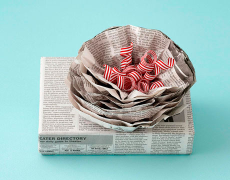 Book Page Wreath