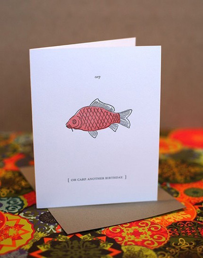 Letterpress Foodie Notes