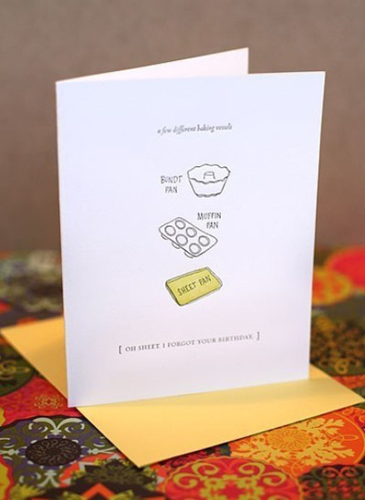 Letterpress Foodie Notes