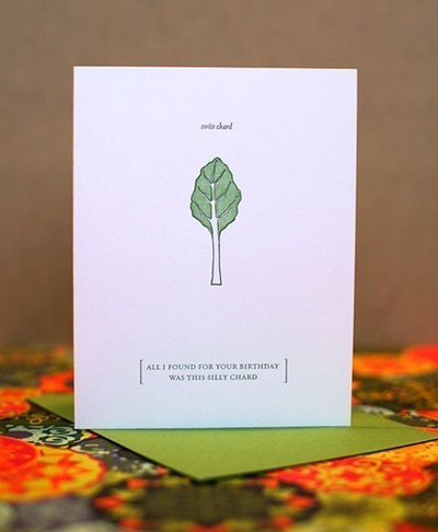 Letterpress Foodie Notes