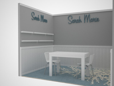 Sarah Marie Booth 3D Rendering