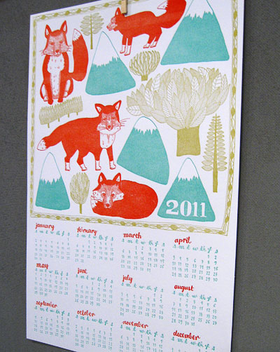 Sycamore Street Press 2011 Calendar