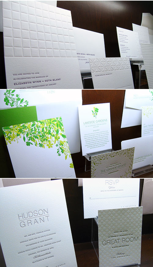 Elum Umi Letterpress Affordable Wedding Invitations