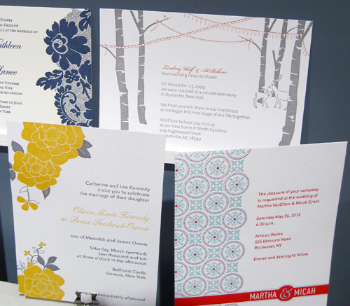 Pistachio Press Letterpress Wedding Invitations