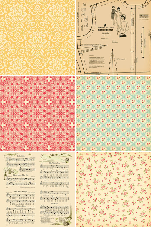 October Afternoon Thrift Shop Patterned Paper