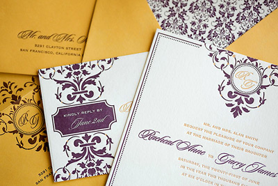 Paper Chez Letterpress Wedding