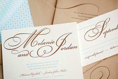 Paper Chez Letterpress Wedding