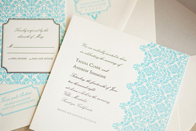 Paper Chez Letterpress Wedding