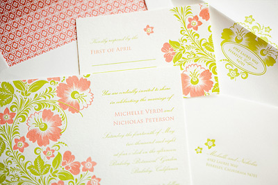 Paper Chez Letterpress Wedding