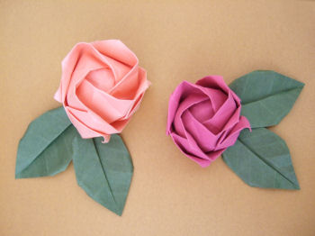 Origami Roses