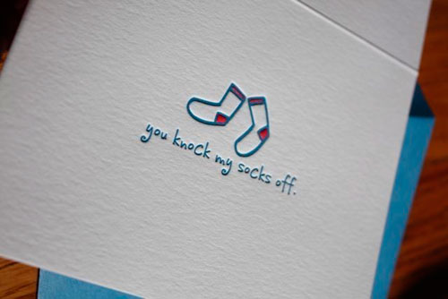 Paper Wheel Letterpress Cards