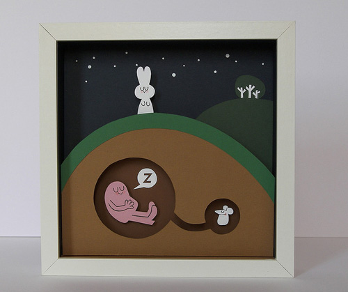 Peter Slight Shadow Box Papercuts