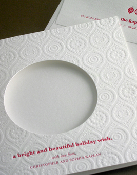 Elum Letterpress Holiday Photo Card