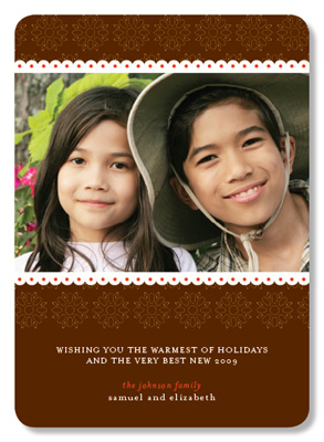 Paper + Cup Holiday Photo Card