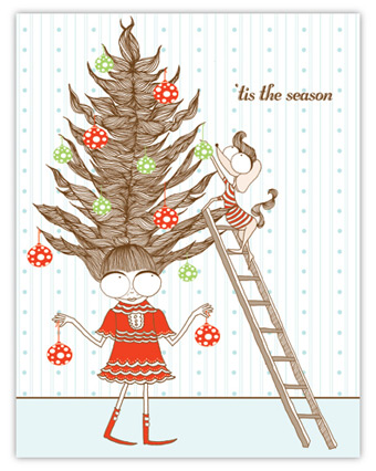 Red Cap Cards Christmas