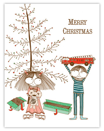 Red Cap Cards Christmas