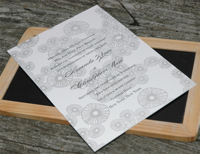 Robin Beth Letterpress Wedding Invitations