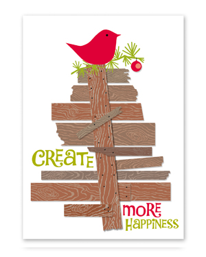 Rock Scissor Paper Holiday Cards