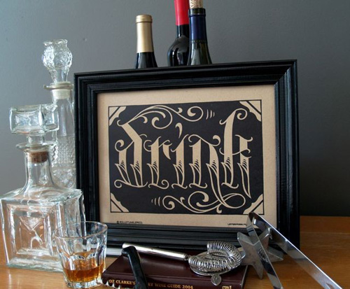 Roll & Tumble Press Drink Print