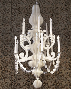 Jeffery Rudell Paper Chandelier