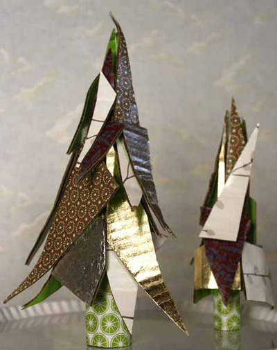 Sarah Fox Recycled Tree Craft Project