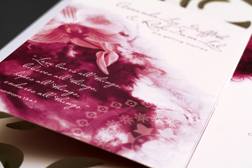 Sikh Christian Wedding Invitations