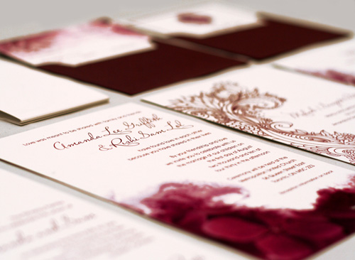 Sikh + Christian Wedding Invitations