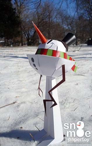 Matt Hawkins Snomoe Paper Toy