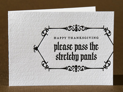 Spark Letterpress Thanksgiving