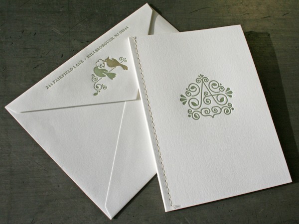 Stitched Booklet Wedding Invitations