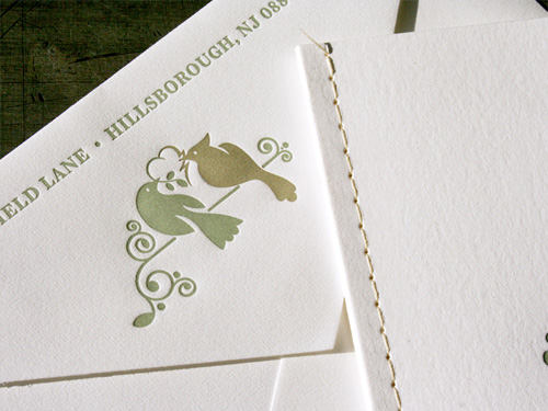 Stitched Booklet Wedding Invitations