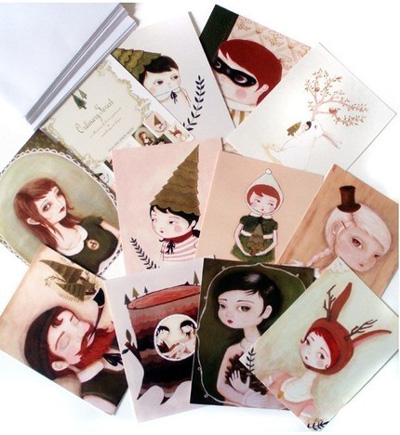 The Black Apple Ordinary Forest Postcards