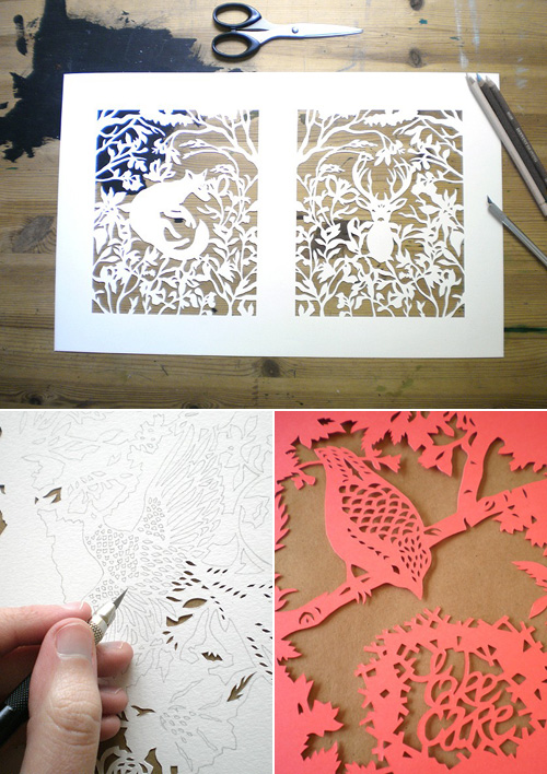 The Time is Now Paper Cut Art