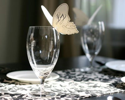 Timeless Paper Handmade Place Cards