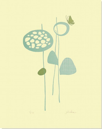 Treetop Studio Gocco Print