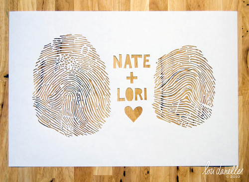 Lori Danelle Fingerprint Paper Cuts