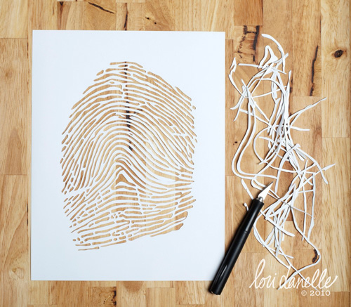 Lori Danelle Fingerprint Paper Cuts